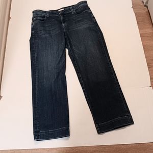 EILEEN FISHER organic cotton stretch cropped jeans, 8